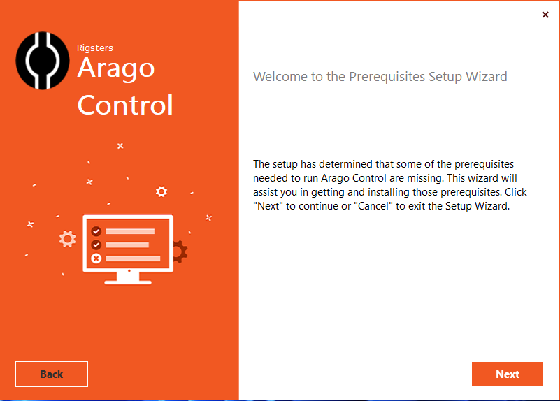 1st Dialog First time installing