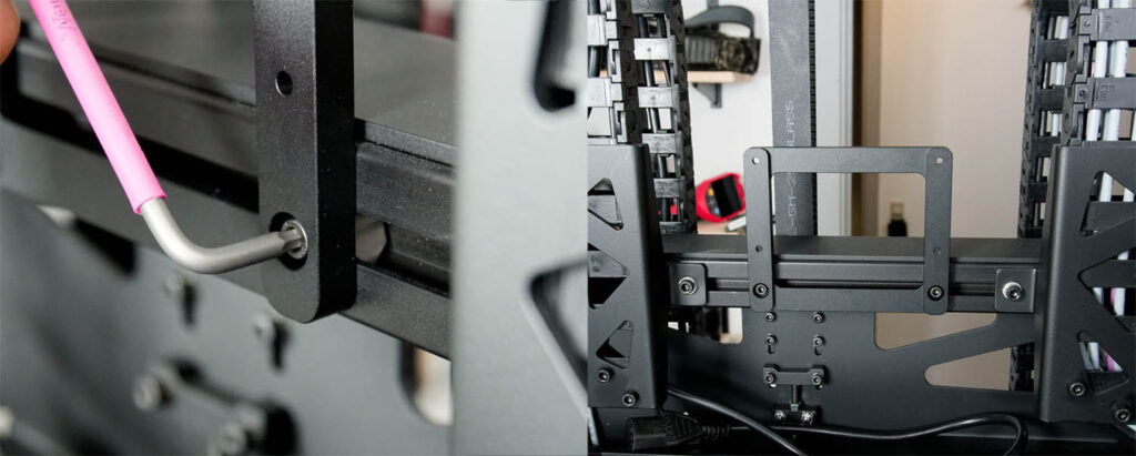 LA4 PSU bracket mounting LA4 PSU bracket mounting