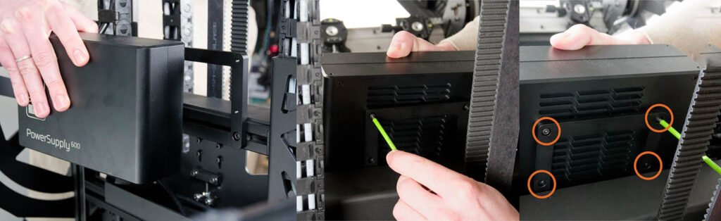 LA4 PSU mounting LA4 PSU mounting