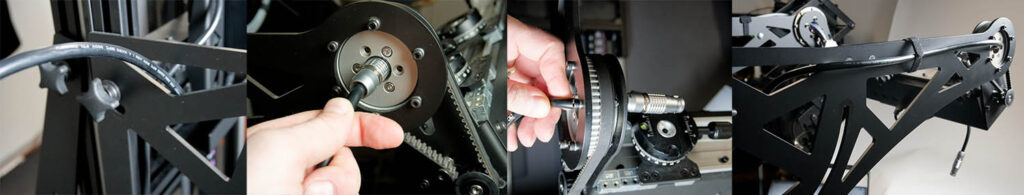 LA4 PSU power cable guiding LA4 PSU power cable guiding