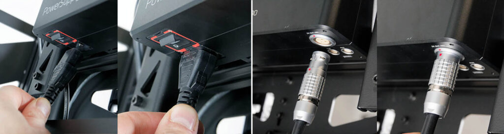 LA4 PSU power cables LA4 PSU power cables