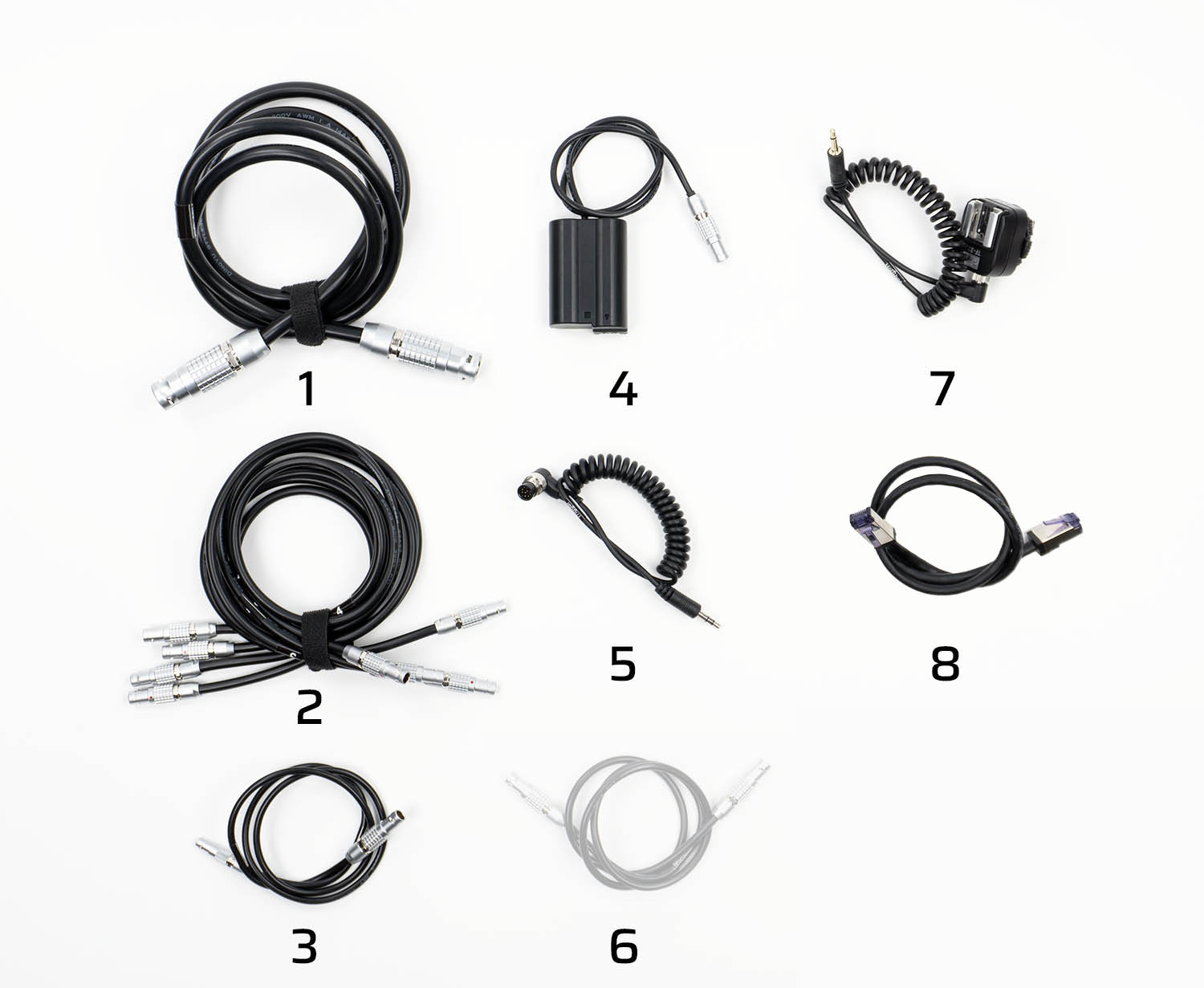 LA4 cable set
